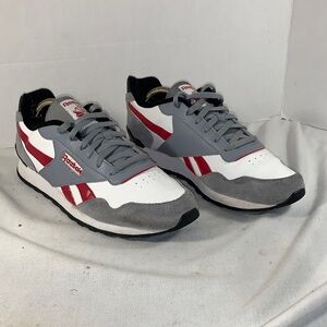 Reebok Classic Men’s Gray/White/Red Sneakers